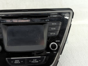 2014-2016 Hyundai Elantra Radio AM FM Cd Player Receiver Replacement P/N:961803X165GU Fits 2014 2015 2016 OEM Used Auto Parts