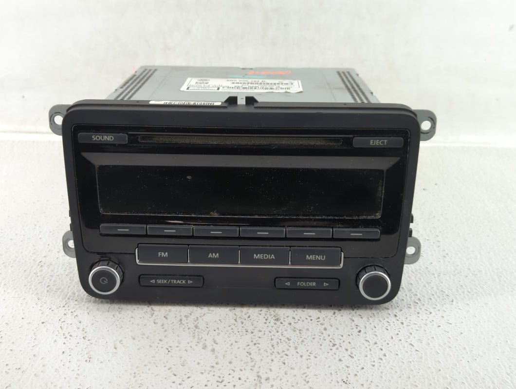 2009-2017 Volkswagen Tiguan Radio AM FM Cd Player Receiver Replacement P/N:5N0 035 164 D Fits OEM Used Auto Parts