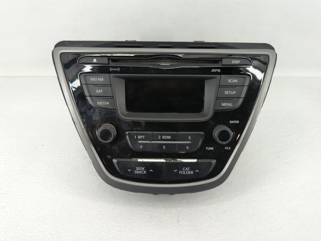 2014-2016 Hyundai Elantra Radio AM FM Cd Player Receiver Replacement P/N:96170-3X156GU Fits 2014 2015 2016 OEM Used Auto Parts