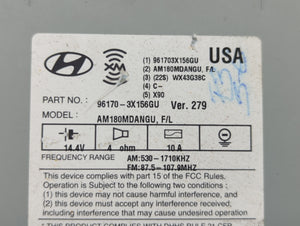 2014-2016 Hyundai Elantra Radio AM FM Cd Player Receiver Replacement P/N:96170-3X156GU Fits 2014 2015 2016 OEM Used Auto Parts