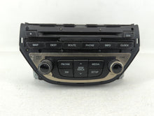 2013-2015 Hyundai Genesis Radio AM FM Cd Player Receiver Replacement P/N:96560-2M770YHG Fits 2013 2014 2015 OEM Used Auto Parts