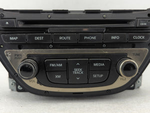 2013-2015 Hyundai Genesis Radio AM FM Cd Player Receiver Replacement P/N:96560-2M770YHG Fits 2013 2014 2015 OEM Used Auto Parts