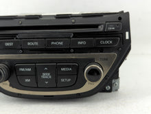 2013-2015 Hyundai Genesis Radio AM FM Cd Player Receiver Replacement P/N:96560-2M770YHG Fits 2013 2014 2015 OEM Used Auto Parts