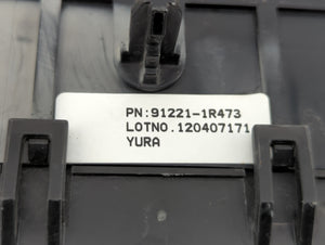 2012-2013 Hyundai Accent Fusebox Fuse Box Panel Relay Module P/N:91221-1R473 Fits 2012 2013 OEM Used Auto Parts