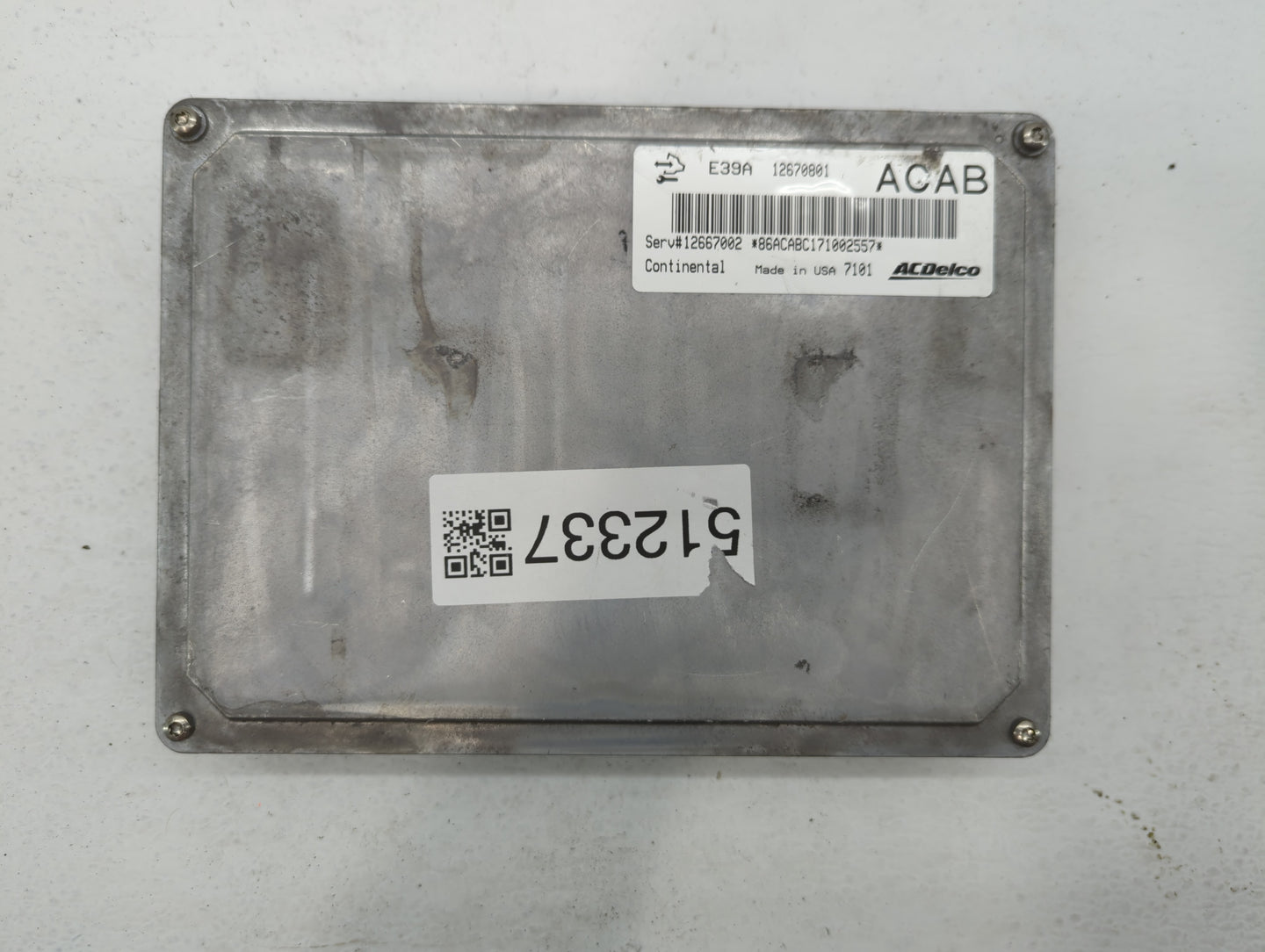 2017 Chevrolet Traverse PCM Engine Computer ECU ECM PCU OEM P/N:12670801 Fits 2018 2019 2020 OEM Used Auto Parts - Oemusedautoparts1.com