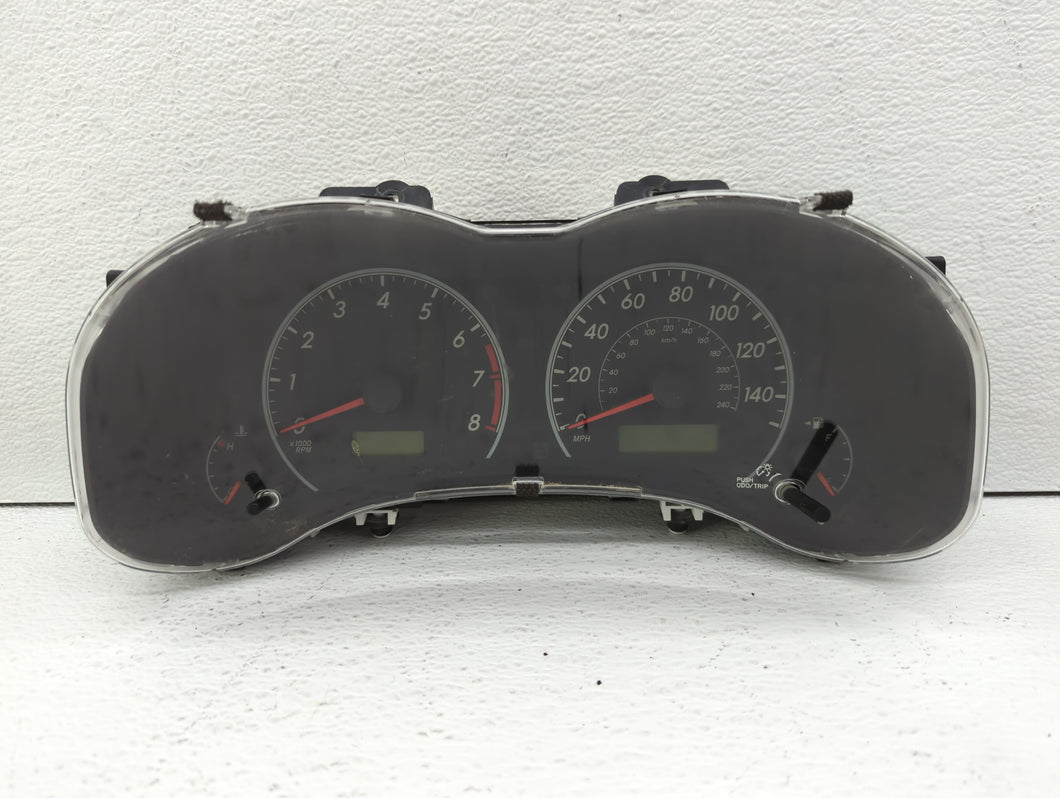 2009-2010 Toyota Corolla Instrument Cluster Speedometer Gauges P/N:83800-12N40 Fits 2009 2010 OEM Used Auto Parts