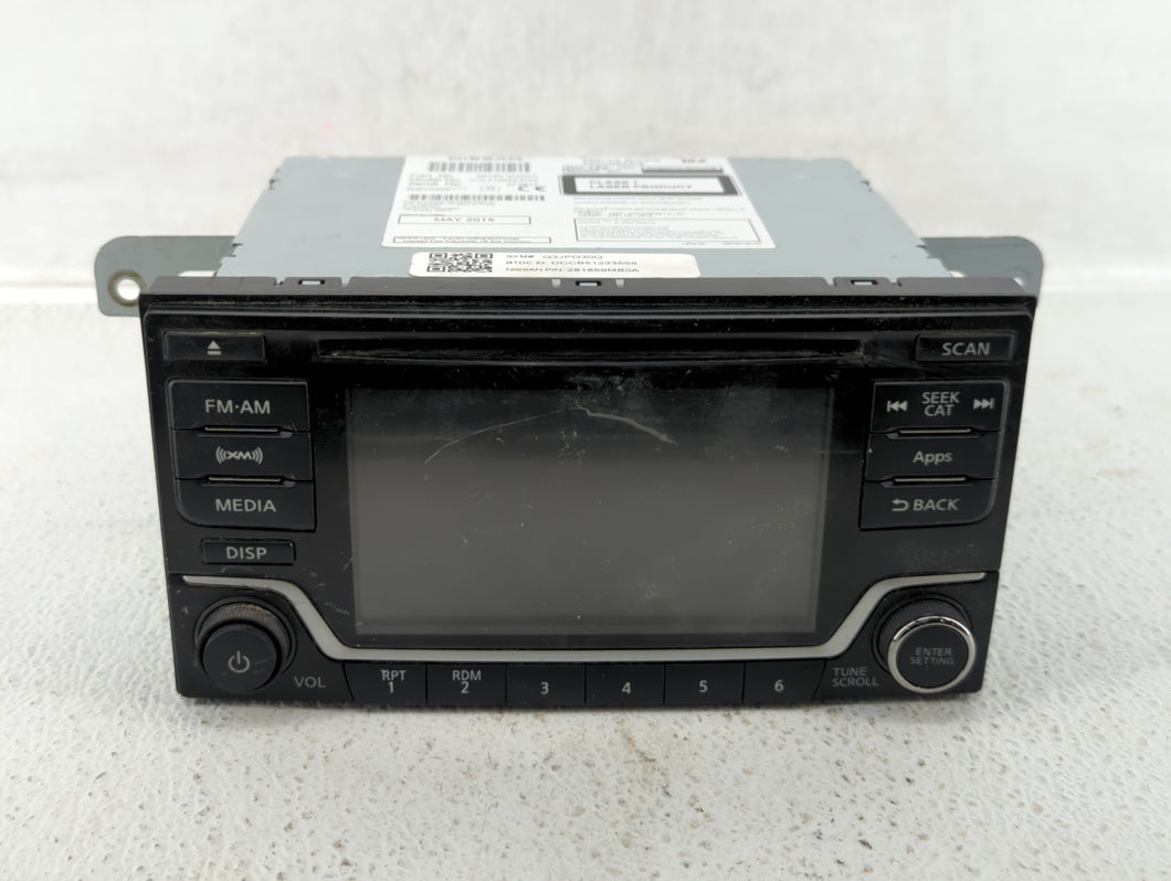 2015 Nissan Sentra Radio AM FM Cd Player Receiver Replacement P/N:28185 9MB0A Fits 2016 OEM Used Auto Parts