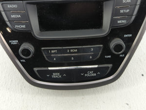 2013 Hyundai Elantra Radio AM FM Cd Player Receiver Replacement P/N:96170-3X165RA5 Fits OEM Used Auto Parts