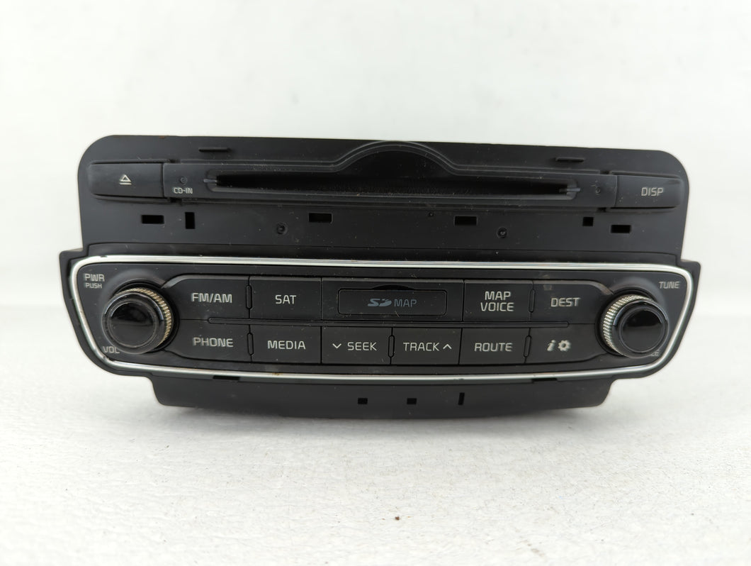 2014-2016 Kia Cadenza Radio AM FM Cd Player Receiver Replacement P/N:96560-3R118 Fits 2014 2015 2016 OEM Used Auto Parts