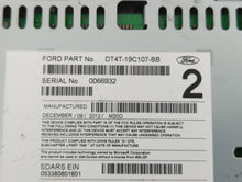 2013 Ford Edge Radio AM FM Cd Player Receiver Replacement P/N:DT4T-19C107-BB DT4T-19C107-CA Fits OEM Used Auto Parts