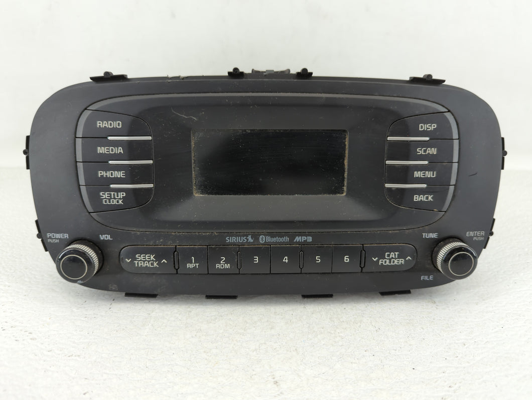 2014-2016 Kia Soul Radio AM FM Cd Player Receiver Replacement P/N:96170-B2090CA Fits 2014 2015 2016 OEM Used Auto Parts