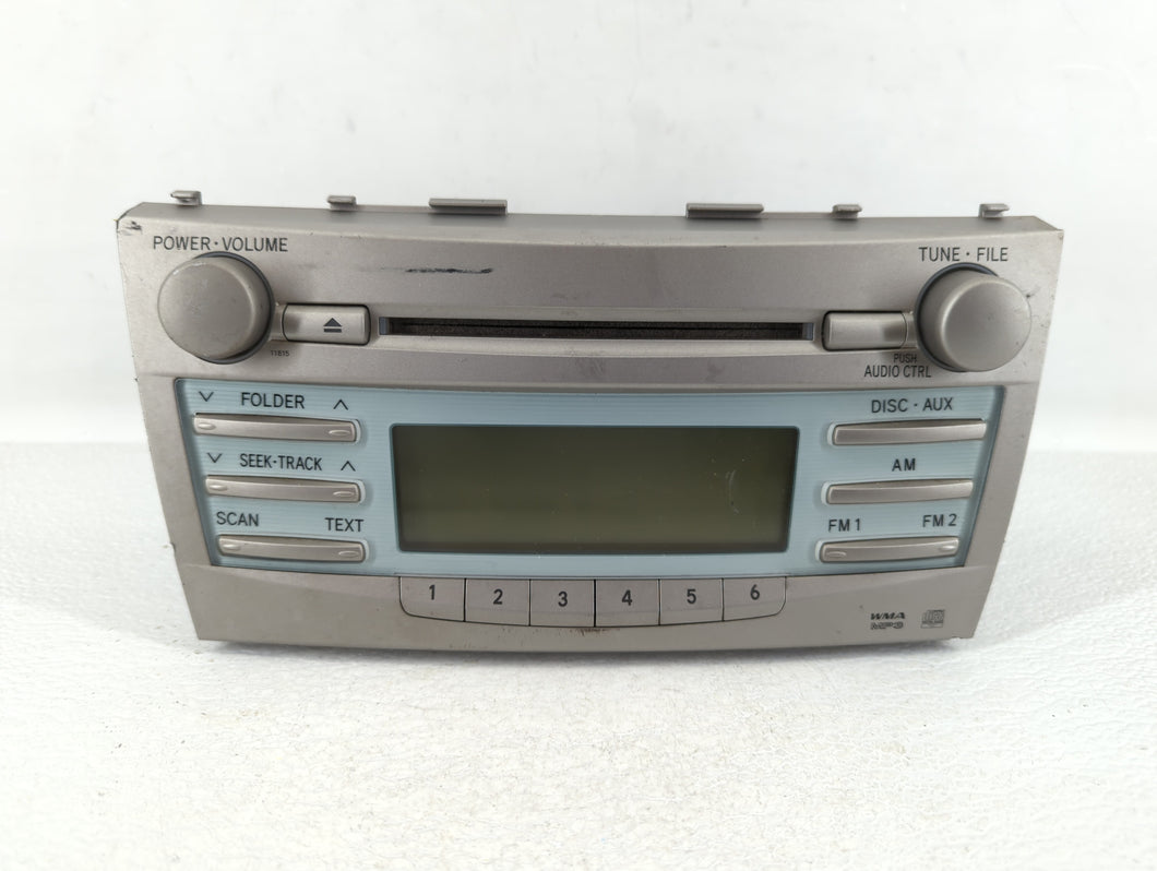 2007-2009 Toyota Camry Radio AM FM Cd Player Receiver Replacement P/N:86120-06180 Fits 2007 2008 2009 OEM Used Auto Parts