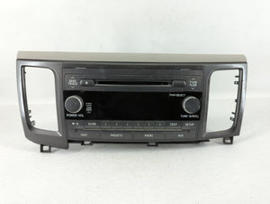 2011-2014 Toyota Sienna Radio AM FM Cd Player Receiver Replacement P/N:86120-08270 Fits 2011 2012 2013 2014 OEM Used Auto Parts