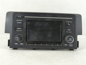 2019-2021 Honda Civic Radio AM FM Cd Player Receiver Replacement P/N:39100-TBA-A41 Fits 2019 2020 2021 OEM Used Auto Parts