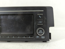 2019-2021 Honda Civic Radio AM FM Cd Player Receiver Replacement P/N:39100-TBA-A41 Fits 2019 2020 2021 OEM Used Auto Parts