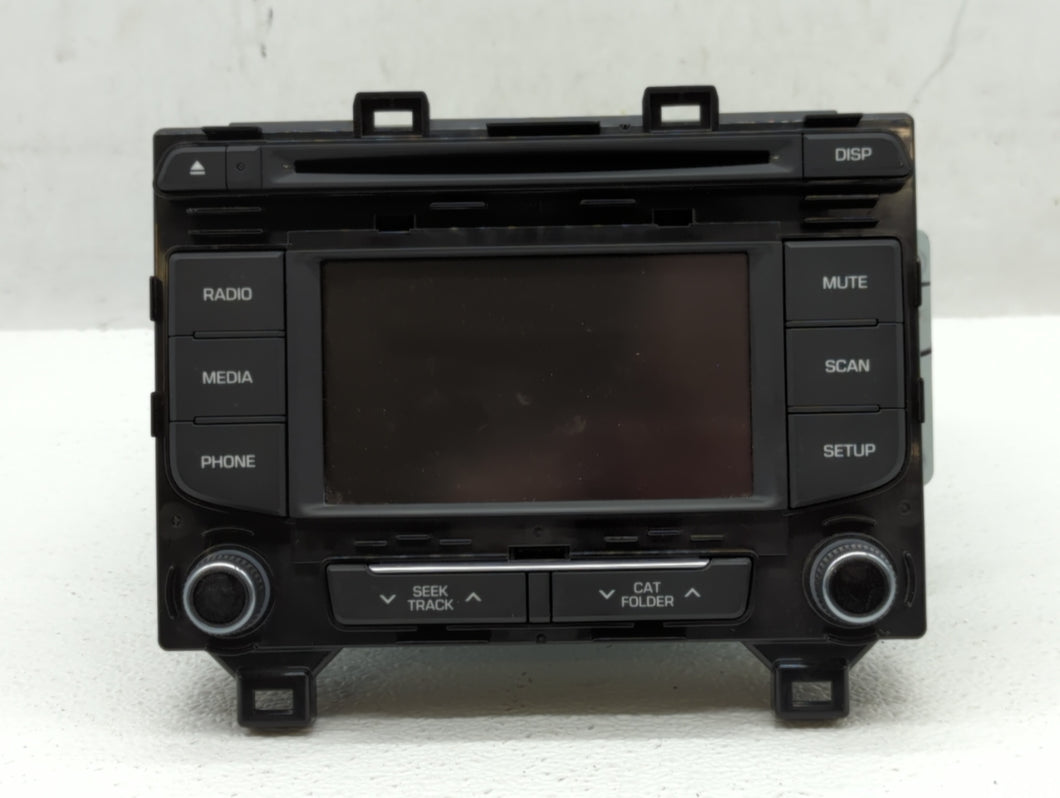 2015-2017 Hyundai Sonata Radio AM FM Cd Player Receiver Replacement P/N:96180-C20004X Fits 2015 2016 2017 OEM Used Auto Parts