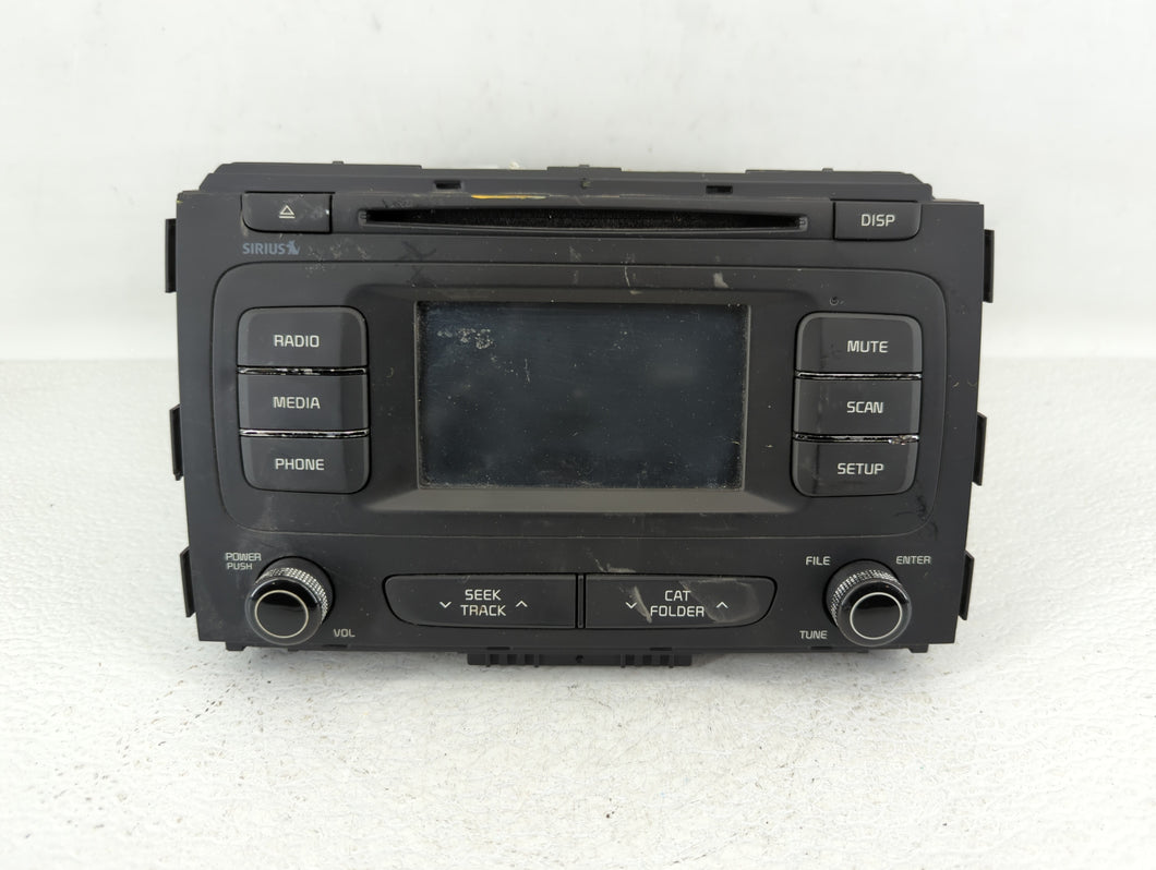 2017-2018 Kia Sedona Radio AM FM Cd Player Receiver Replacement P/N:96180-A9800WAC Fits 2017 2018 OEM Used Auto Parts