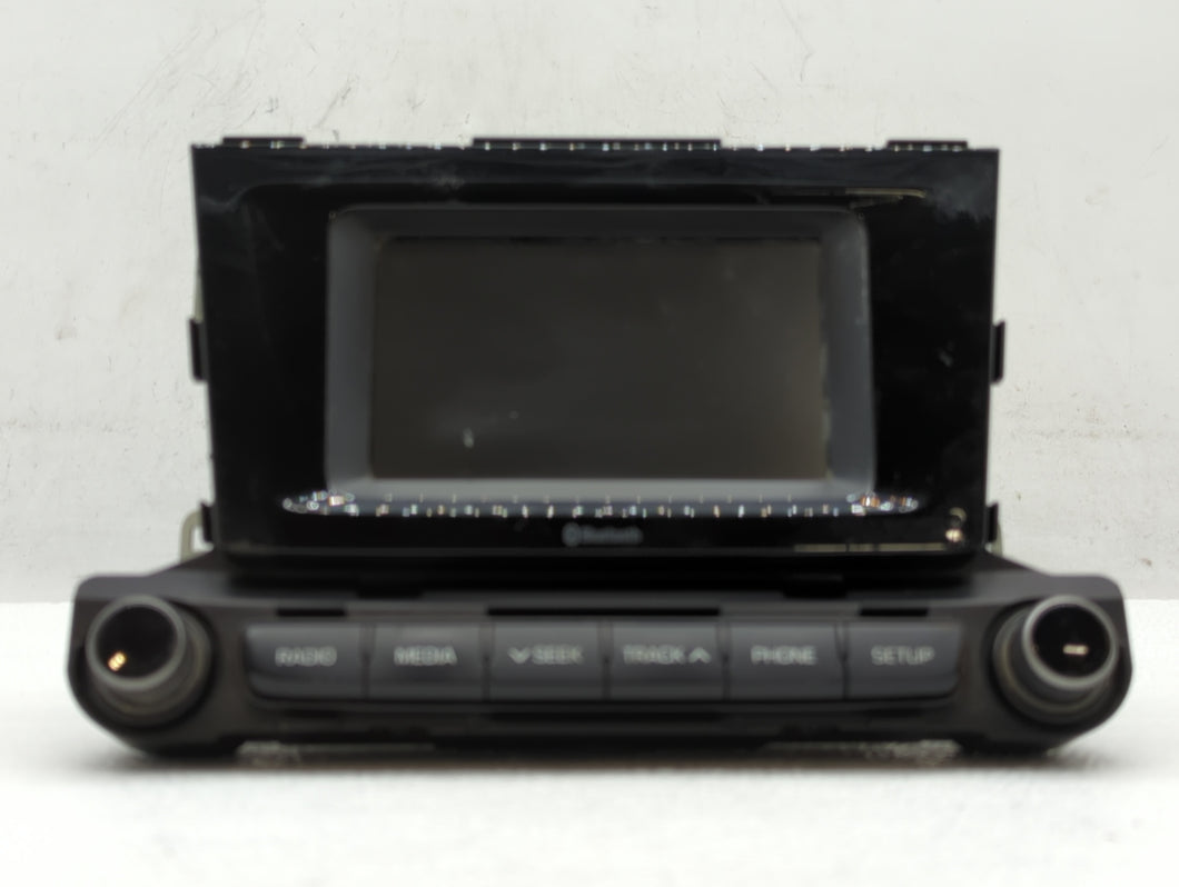 2018-2022 Hyundai Accent Radio AM FM Cd Player Receiver Replacement P/N:96180-J0060URD Fits 2018 2019 2020 2021 2022 OEM Used Auto Parts