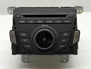 2012-2014 Hyundai Azera Radio AM FM Cd Player Receiver Replacement P/N:96560-3V4014X 96170-3V8004X Fits 2012 2013 2014 OEM Used Auto Parts