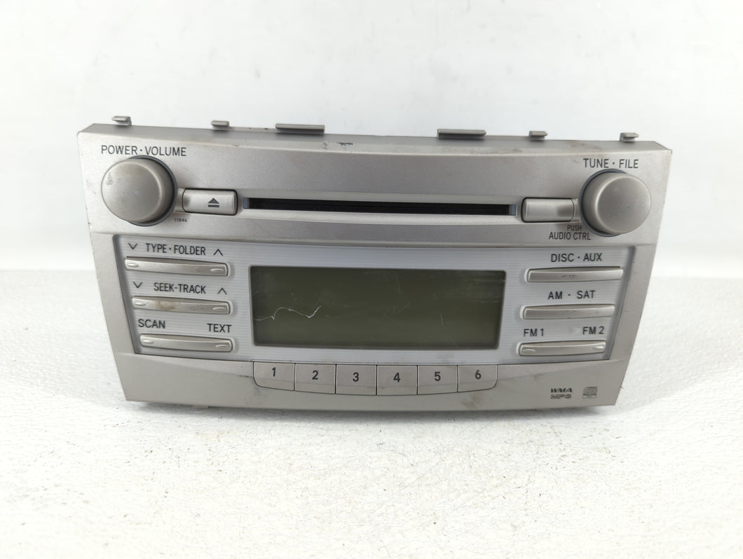 2010-2011 Toyota Camry Radio AM FM Cd Player Receiver Replacement P/N:86120-06480 Fits 2010 2011 OEM Used Auto Parts