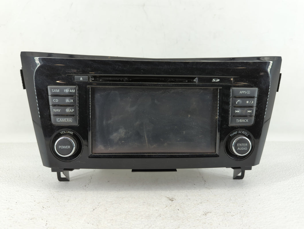 2017 Nissan Rogue Radio AM FM Cd Player Receiver Replacement P/N:259156FL0A 7 612 051 388 Fits OEM Used Auto Parts