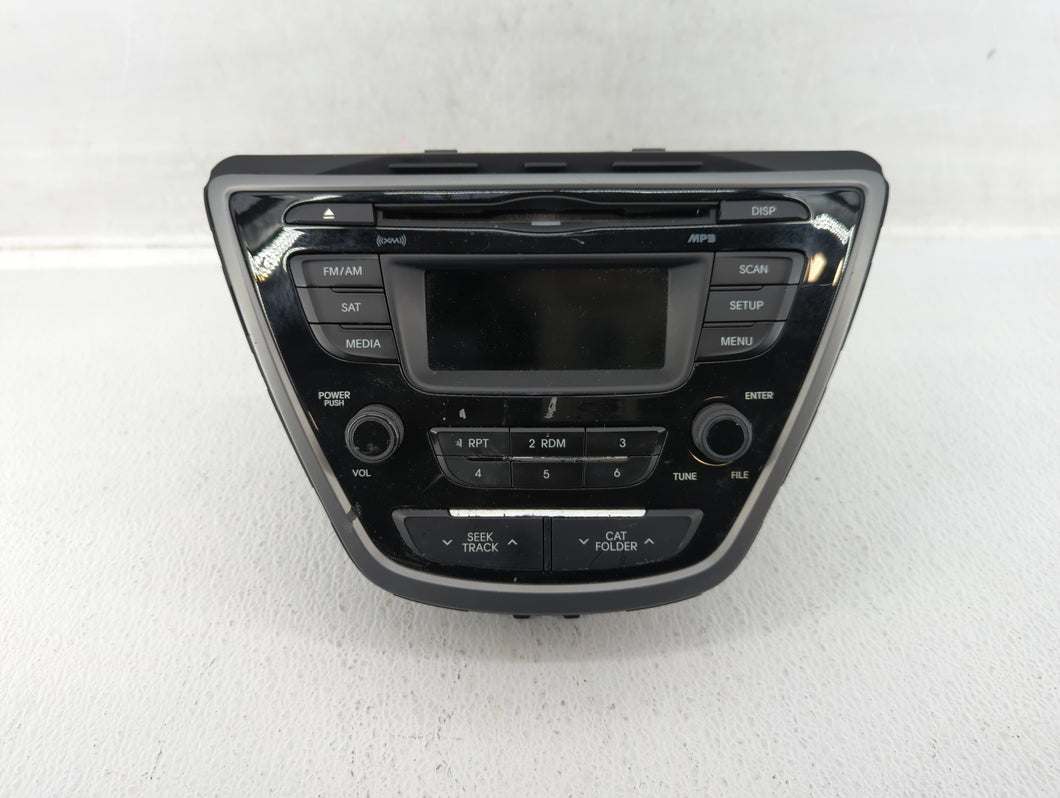 2014-2016 Hyundai Elantra Radio AM FM Cd Player Receiver Replacement P/N:96170-3X156GU Fits 2014 2015 2016 OEM Used Auto Parts