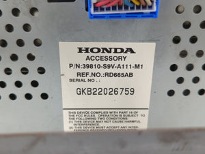 2007 Honda Pilot Radio AM FM Cd Player Receiver Replacement P/N:39810-S9V-A111-M1 Fits OEM Used Auto Parts