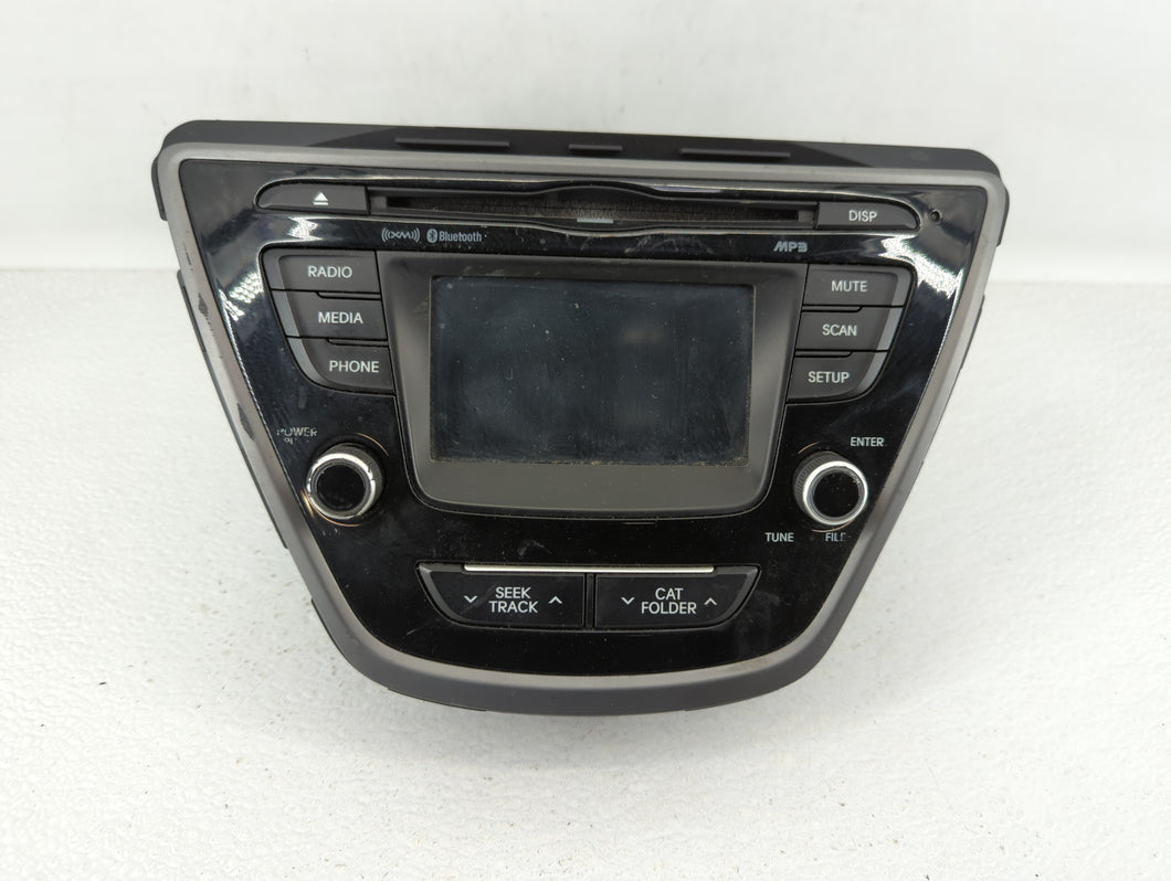 2014-2016 Hyundai Elantra Radio AM FM Cd Player Receiver Replacement P/N:96180-3X165GU Fits 2014 2015 2016 OEM Used Auto Parts