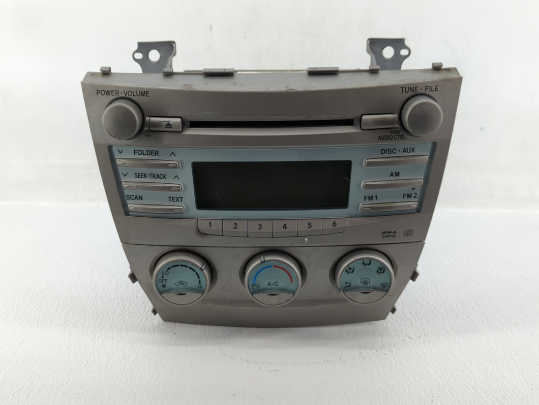 2007-2009 Toyota Camry Radio AM FM Cd Player Receiver Replacement P/N:86120-06182 Fits 2007 2008 2009 OEM Used Auto Parts