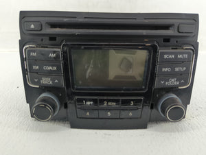 2011 Hyundai Sonata Radio AM FM Cd Player Receiver Replacement P/N:96180-3Q001 96180-3Q000 Fits OEM Used Auto Parts