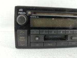 2002-2004 Toyota Camry Radio AM FM Cd Player Receiver Replacement P/N:86120-AA040 Fits 2002 2003 2004 OEM Used Auto Parts