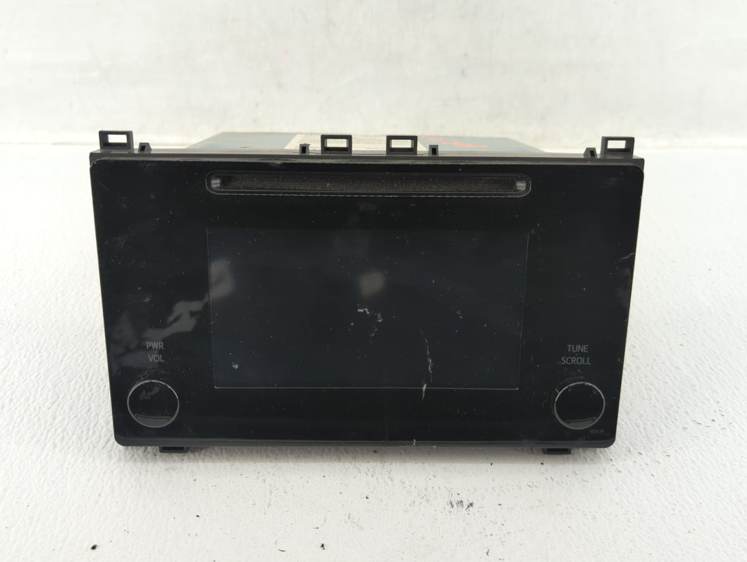 2017-2019 Toyota Corolla Radio AM FM Cd Player Receiver Replacement P/N:86140-02520 Fits 2017 2018 2019 OEM Used Auto Parts