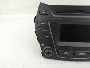 2013-2016 Hyundai Santa Fe Radio AM FM Cd Player Receiver Replacement P/N:96180-4X1024X Fits 2013 2014 2015 2016 OEM Used Auto Parts