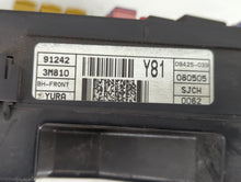 2009-2011 Hyundai Genesis Fusebox Fuse Box Panel Relay Module P/N:91242-3M810 Fits 2009 2010 2011 OEM Used Auto Parts