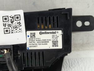 2010-2014 Subaru Legacy Climate Control Module Temperature AC/Heater Replacement P/N:72311AJ03A Fits 2010 2011 2012 2013 2014 OEM Used Auto Parts