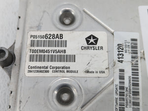2011 Chrysler 200 PCM Engine Computer ECU ECM PCU OEM P/N:P05150628AB Fits OEM Used Auto Parts
