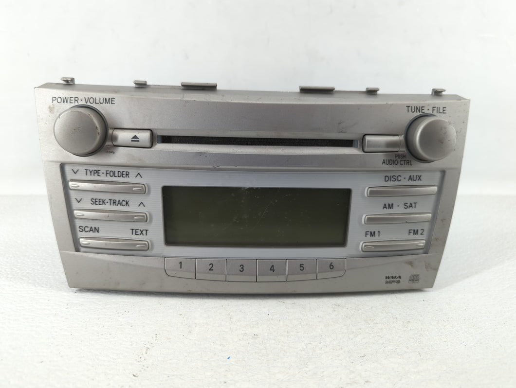 2010-2011 Toyota Camry Radio AM FM Cd Player Receiver Replacement P/N:86120-06480 Fits 2010 2011 OEM Used Auto Parts