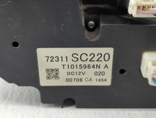 2008-2014 Subaru Impreza Climate Control Module Temperature AC/Heater Replacement P/N:72311 SC220 Fits OEM Used Auto Parts