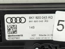 2013-2017 Audi Q5 Climate Control Module Temperature AC/Heater Replacement P/N:8K1 820 043 AQ Fits 2013 2014 2015 2016 2017 OEM Used Auto Parts