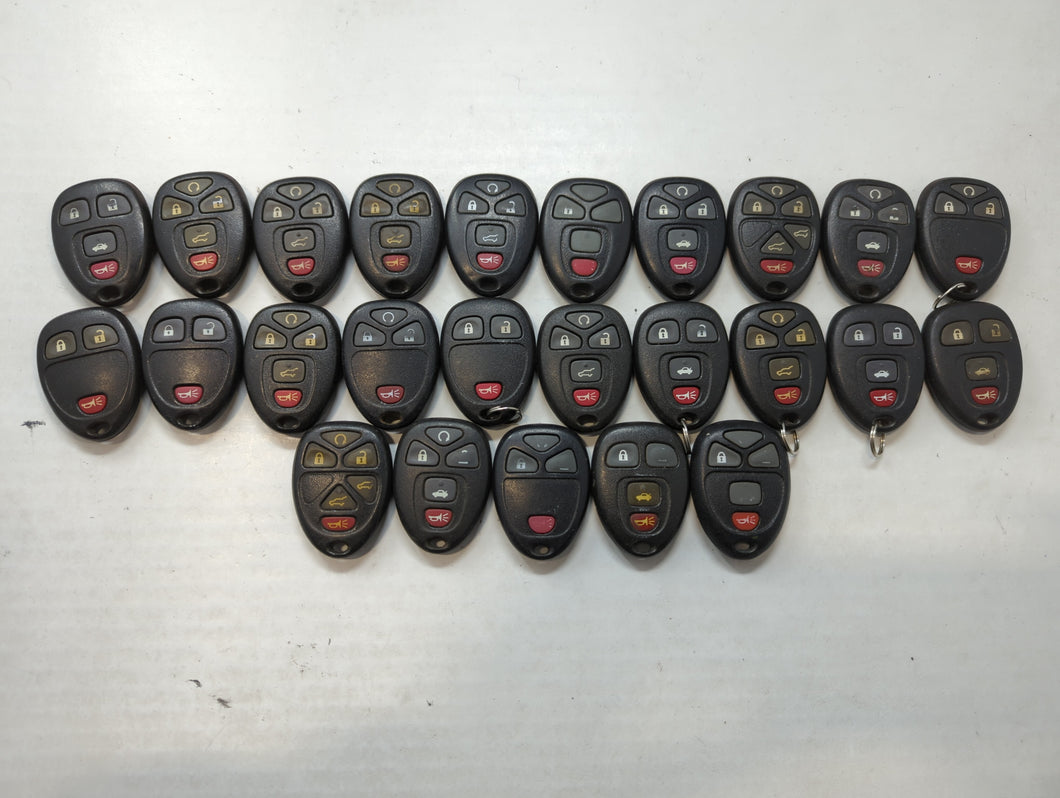 Lot of 25 Chevrolet Keyless Entry Remote Fob OUC60270 | OUC60221