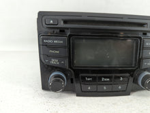 2012-2014 Hyundai Sonata Radio AM FM Cd Player Receiver Replacement P/N:96180-3Q700 Fits 2012 2013 2014 OEM Used Auto Parts