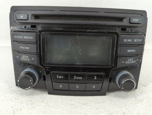 2012-2014 Hyundai Sonata Radio AM FM Cd Player Receiver Replacement P/N:96180-3Q700 Fits 2012 2013 2014 OEM Used Auto Parts