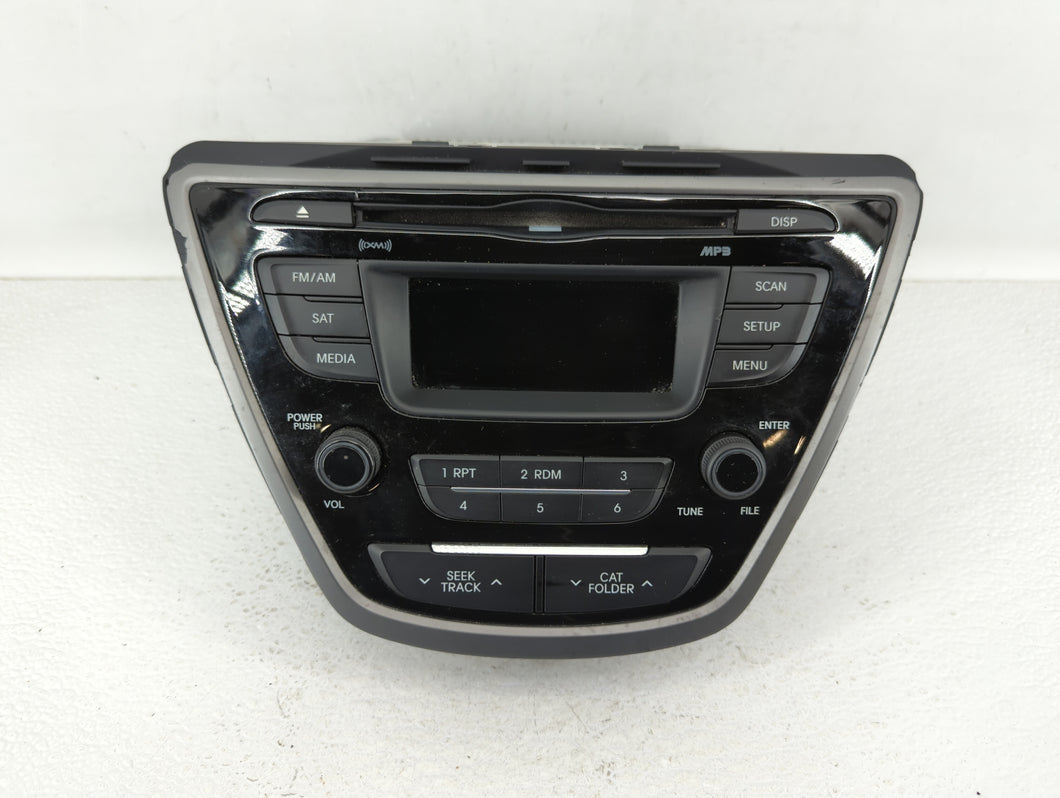 2014-2016 Hyundai Elantra Radio AM FM Cd Player Receiver Replacement P/N:96170-3X1556GU Fits 2014 2015 2016 OEM Used Auto Parts