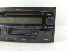 2003-2005 Toyota Rav4 Radio AM FM Cd Player Receiver Replacement P/N:86120-2B761 Fits 2003 2004 2005 OEM Used Auto Parts