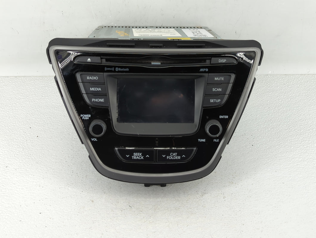 2014-2016 Hyundai Elantra Radio AM FM Cd Player Receiver Replacement P/N:96180-3X165GU Fits 2014 2015 2016 OEM Used Auto Parts