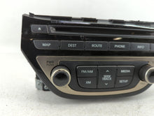 2013-2015 Hyundai Genesis Radio AM FM Cd Player Receiver Replacement P/N:96560-2M770YHG Fits 2013 2014 2015 OEM Used Auto Parts