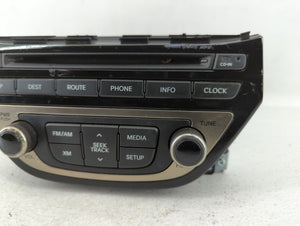 2013-2015 Hyundai Genesis Radio AM FM Cd Player Receiver Replacement P/N:96560-2M770YHG Fits 2013 2014 2015 OEM Used Auto Parts