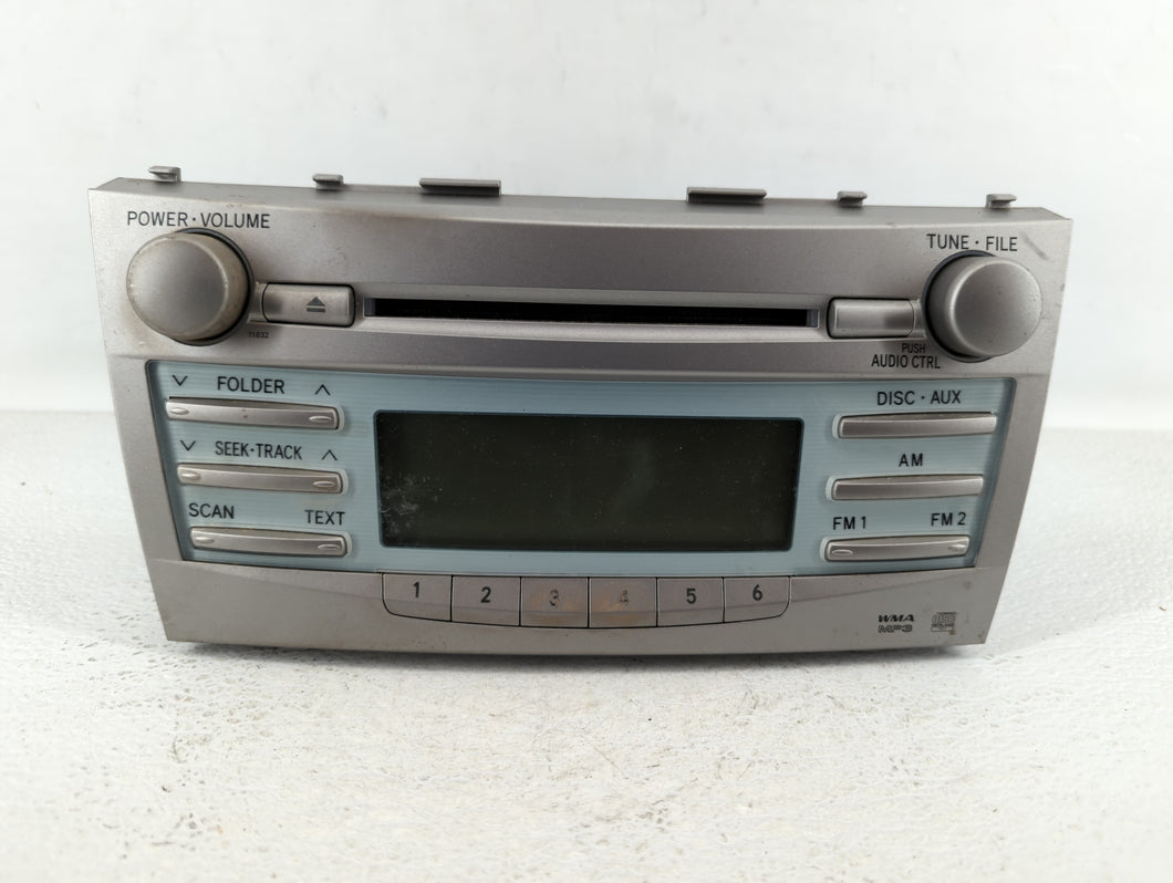 2007-2009 Toyota Camry Radio AM FM Cd Player Receiver Replacement P/N:86120-06181 86120-06182 Fits 2007 2008 2009 OEM Used Auto Parts