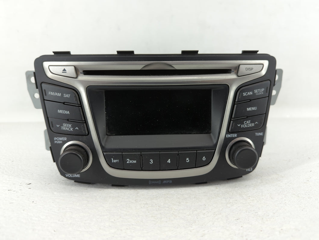 2017 Hyundai Accent Radio AM FM Cd Player Receiver Replacement P/N:96170-1R152SDH 96170-1R111RDR Fits OEM Used Auto Parts