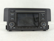 2016-2017 Honda Civic Radio AM FM Cd Player Receiver Replacement P/N:39100-TBG-A11 Fits 2016 2017 OEM Used Auto Parts